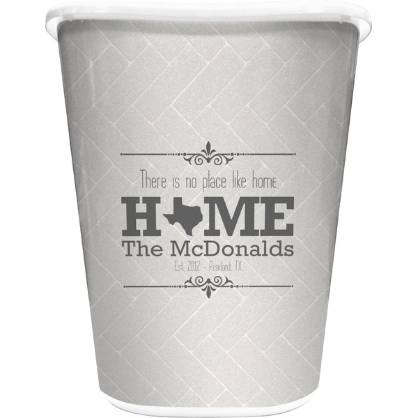 Custom Home State Waste Basket (Personalized)