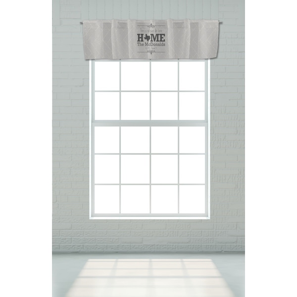 Home State Valance - On window