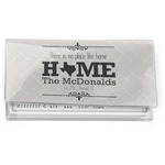 Home State Vinyl Checkbook Cover (Personalized)
