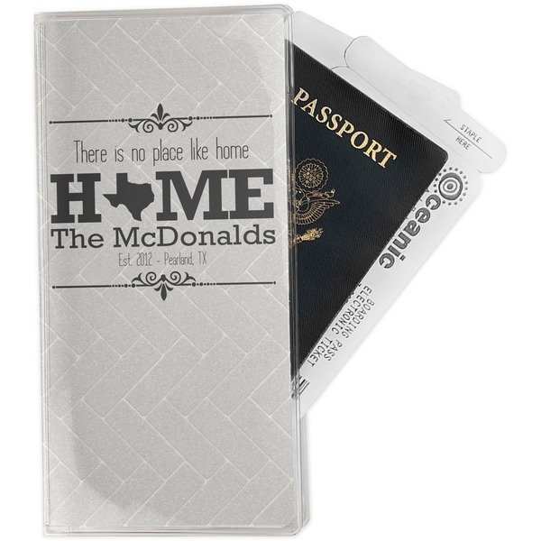 Custom Home State Travel Document Holder