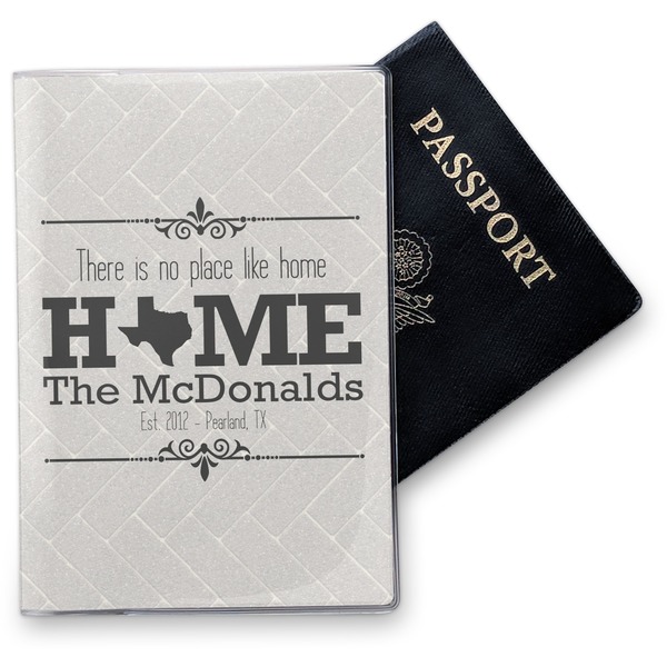 Custom Home State Vinyl Passport Holder (Personalized)