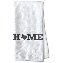 Home State Kitchen Towel - Waffle Weave - Partial Print (Personalized)