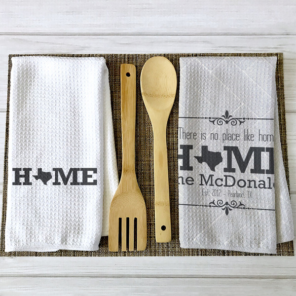 Home State Waffle Weave Towels - 2 Print Styles
