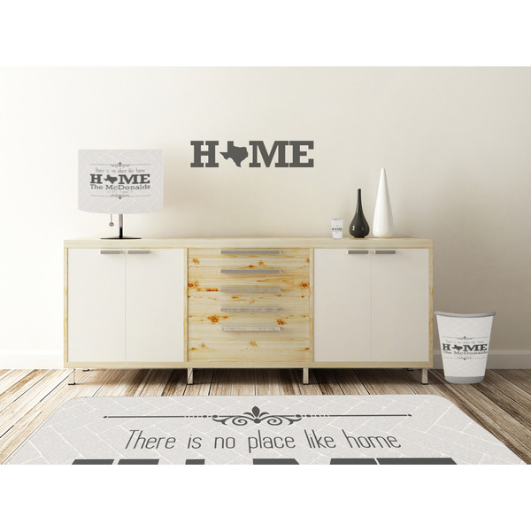 Home State Wall Graphic Decal Wooden Desk