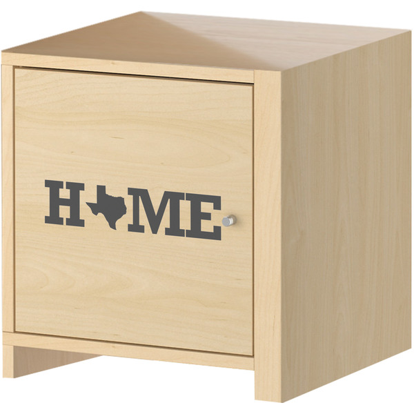 Home State Wall Graphic on Wooden Cabinet