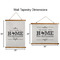 Home State Wall Hanging Tapestries - Parent/Sizing