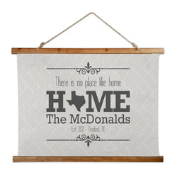 Home State Wall Hanging Tapestry - Wide (Personalized)