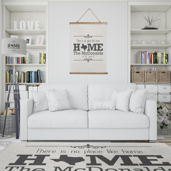 Home State Wall Hanging Tapestry - Portrait - IN CONTEXT