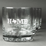 Home State Whiskey Glasses (Set of 4) (Personalized)