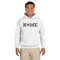 Home State White Hoodie on Model - Front