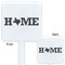 Home State White Plastic Stir Stick - Double Sided - Approval
