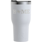 Home State RTIC Tumbler - White - Engraved Front (Personalized)