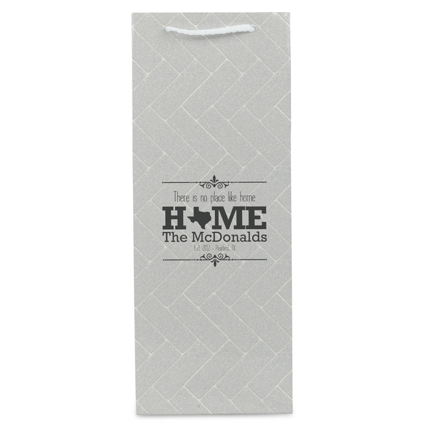 Home State Wine Gift Bag - Gloss - Front