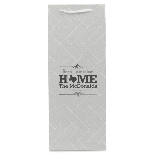 Home State Wine Gift Bag - Matte - Front