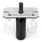 Home State Wine Bottle & Glass Holder (Personalized)