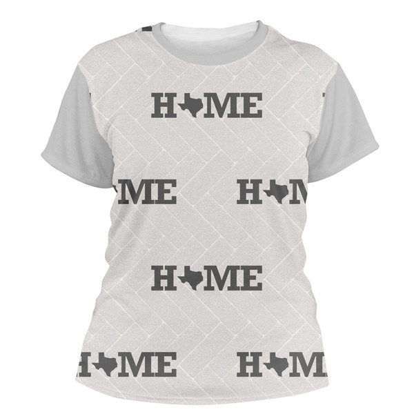 Custom Home State Women's Crew T-Shirt - Medium
