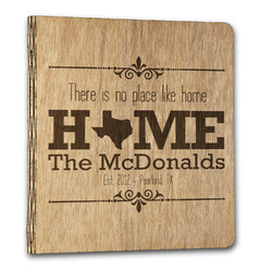 Home State Wood 3-Ring Binder - 1" Letter Size (Personalized)