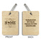 Home State Wood Luggage Tags - Rectangle - Approval