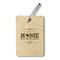 Home State Wood Luggage Tags - Rectangle - Front/Main