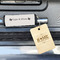 Home State Wood Luggage Tags - Rectangle - Lifestyle