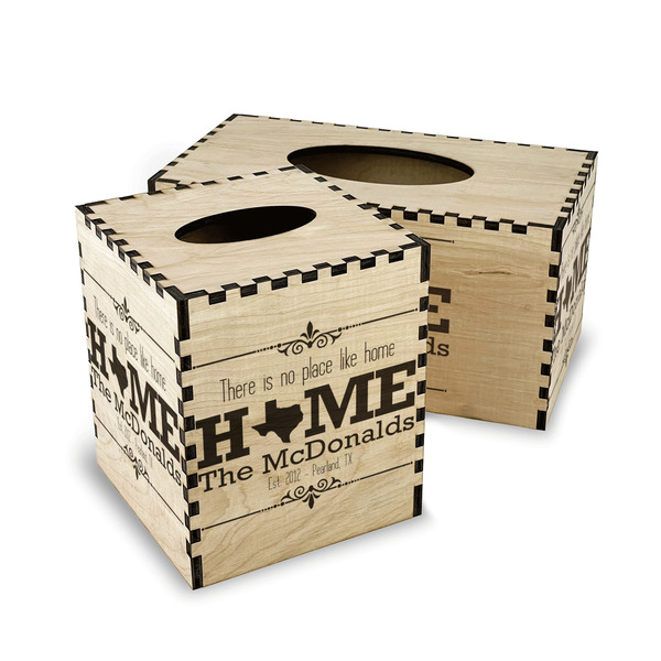 Home State Wood Tissue Box Covers - Parent/Main