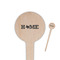 Home State Wooden 4" Food Pick - Round - Closeup
