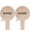 Home State Wooden 4" Food Pick - Round - Double Sided - Front & Back