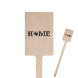Home State 6.25" Rectangle Wooden Stir Sticks - Double Sided