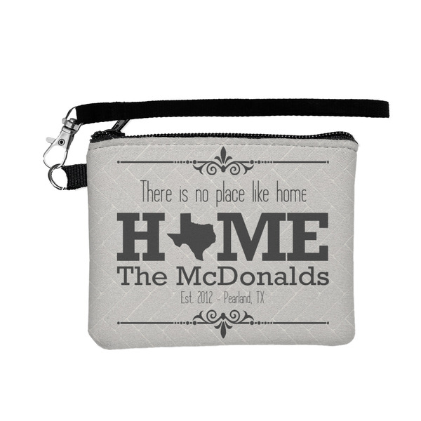 Custom Home State Wristlet ID Case w/ Name or Text