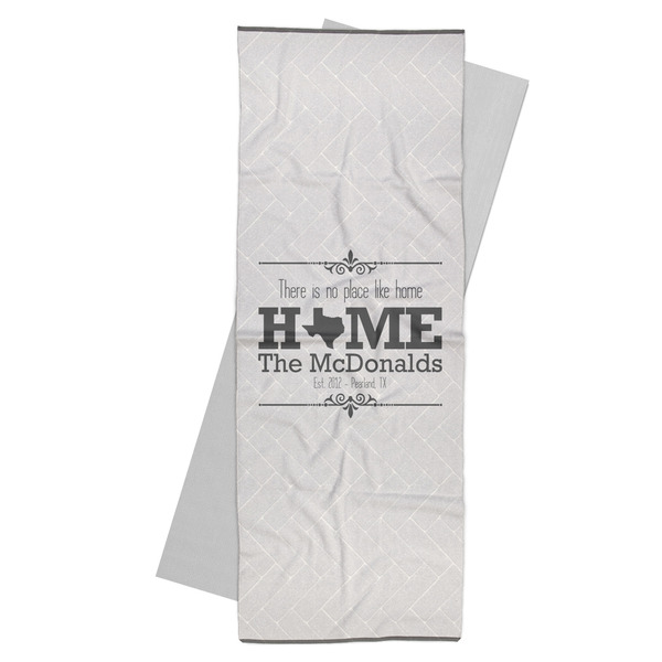 Custom Home State Yoga Mat Towel (Personalized)