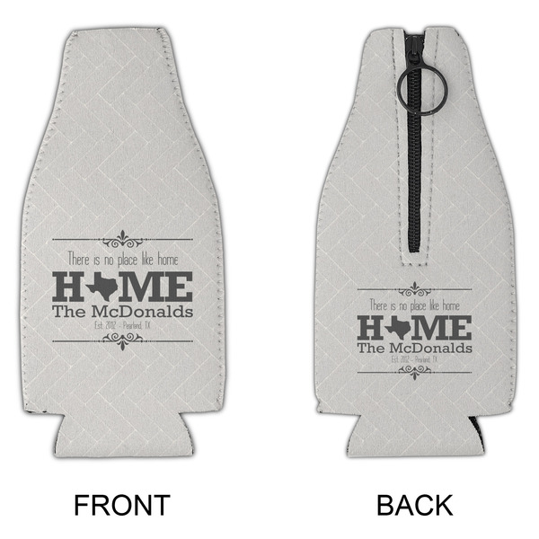 Home State Zipper Bottle Cooler - APPROVAL