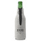 Home State Zipper Bottle Cooler - BACK (bottle)