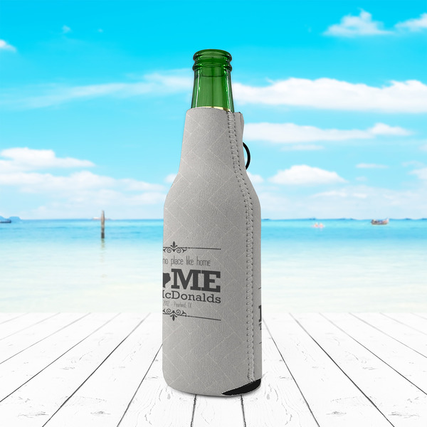 Home State Zipper Bottle Cooler - LIFESTYLE