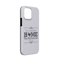 Home State iPhone Case - Rubber Lined - iPhone 13 Mini (Personalized)