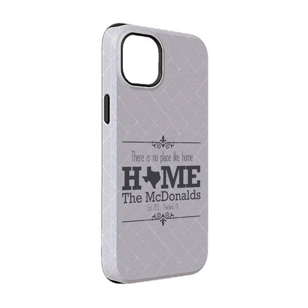 Custom Home State iPhone Case - Rubber Lined - iPhone 14 (Personalized)