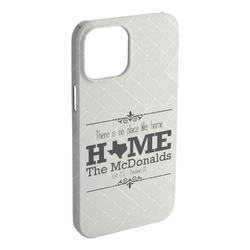 Home State iPhone Case - Plastic - iPhone 15 Plus (Personalized)