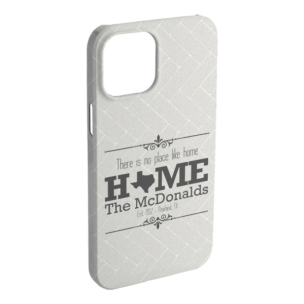 Custom Home State iPhone Case - Plastic - iPhone 15 Plus (Personalized)