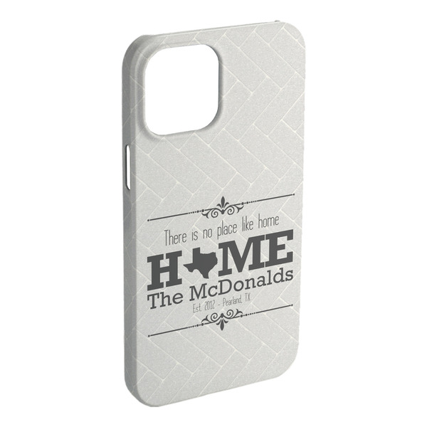 Custom Home State iPhone Case - Plastic - iPhone 15 Pro Max (Personalized)