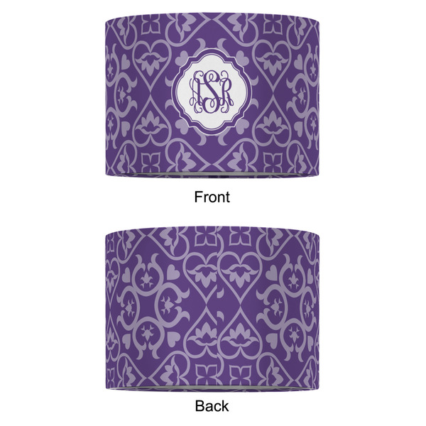 Lotus Flower 12" Drum Lampshade - APPROVAL (Fabric)