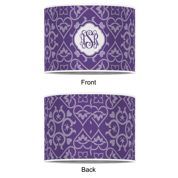 Lotus Flower 12" Drum Lampshade - APPROVAL (Poly Film)