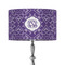 Lotus Flower 12" Drum Lamp Shade - Fabric (Personalized)