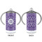 Lotus Flower 12 oz Stainless Steel Sippy Cups - APPROVAL