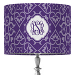 Lotus Flower 16" Drum Lamp Shade - Fabric (Personalized)