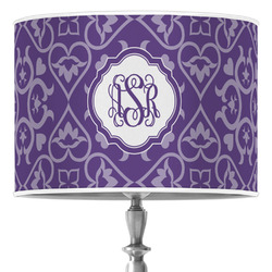 Lotus Flower 16" Drum Lamp Shade - Poly-film (Personalized)