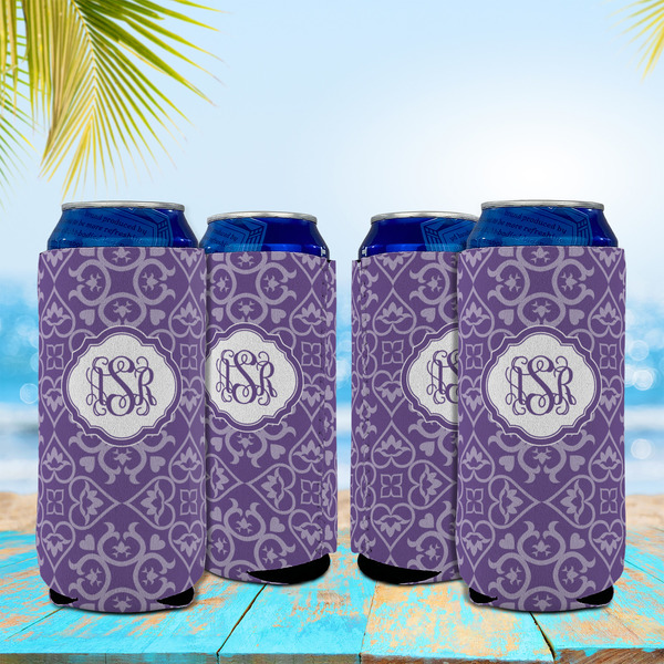 Lotus Flower 16oz Can Sleeve - Set of 4 - LIFESTYLE