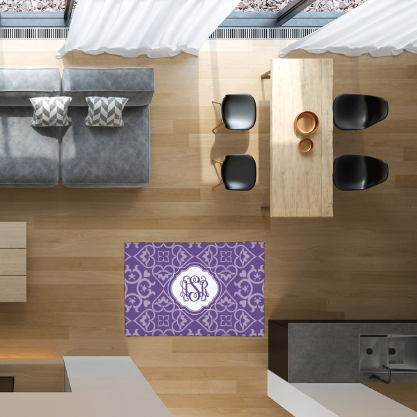 Lotus Flower 2'x3' Indoor Area Rugs - IN CONTEXT