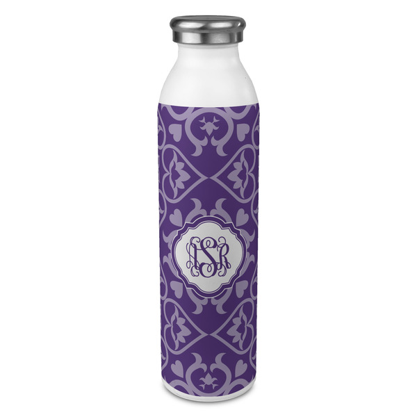 Custom Lotus Flower 20oz Stainless Steel Water Bottle - Full Print (Personalized)
