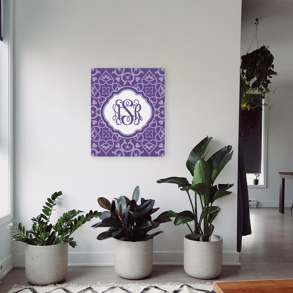 Lotus Flower 20x24 - Canvas Print - In Context