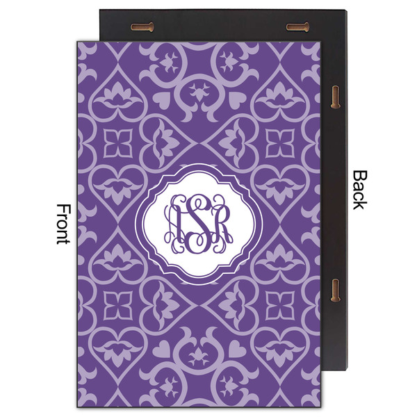 Lotus Flower 20x30 Wood Print - Front & Back View