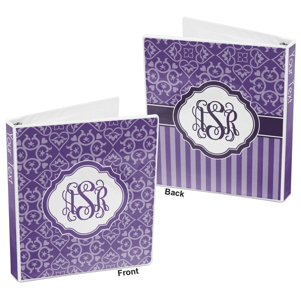 Lotus Flower 3-Ring Binder Front and Back